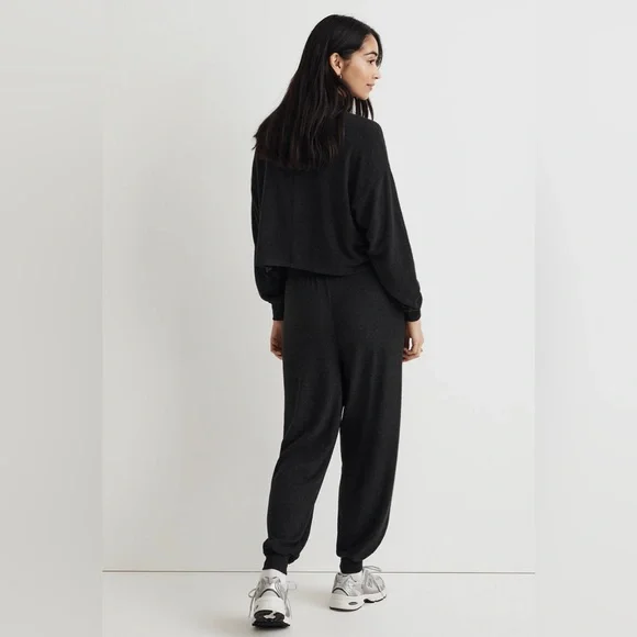 Madewell Brushed Jersey Jogger Pants - Picture 4 of 12